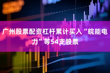 广州股票配资杠杆累计买入“皖能电力”等54支股票